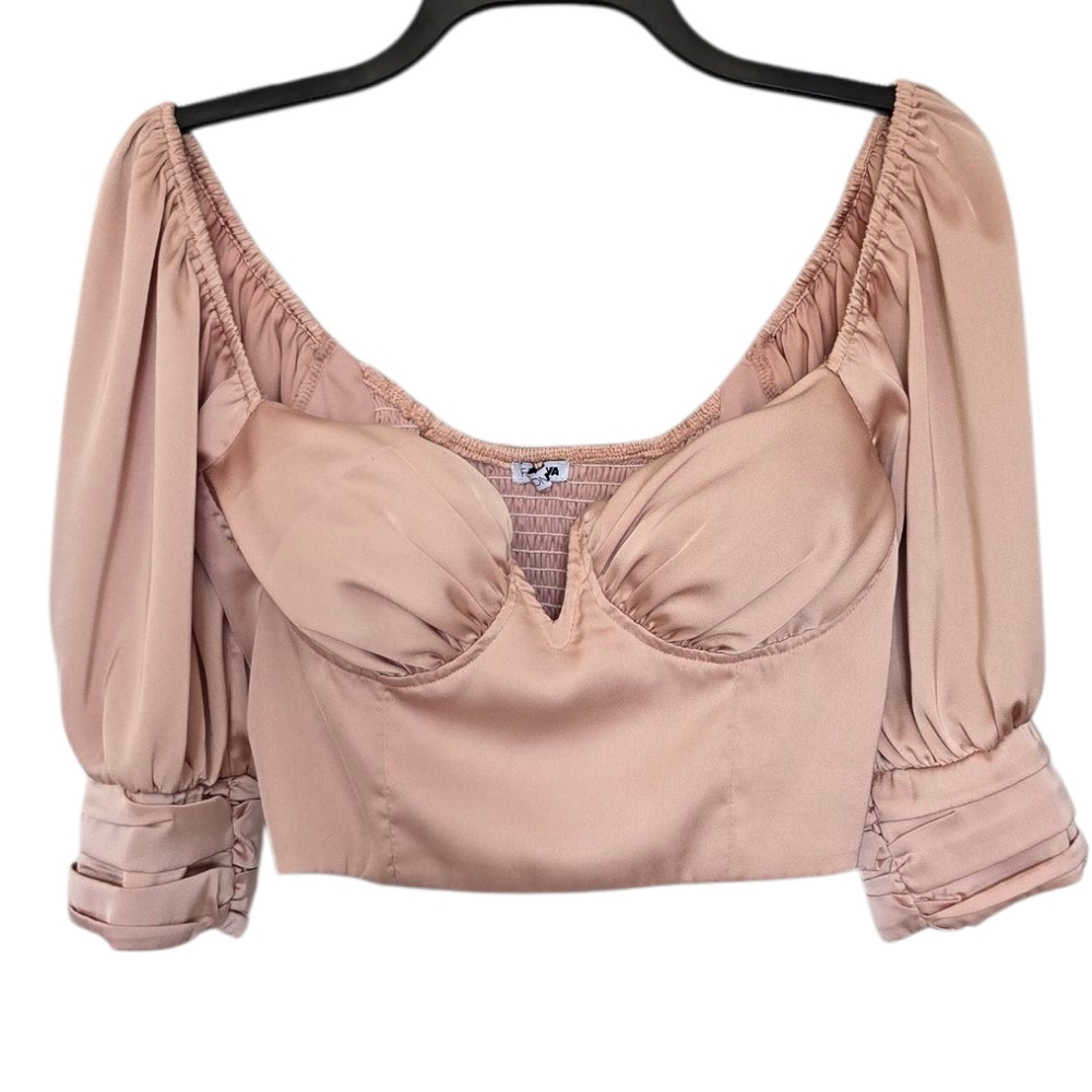 3/$15 Fashion Nova Pink Crop Top Size Medium